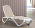 Шезлонг Nardi Omega без подлокотн., бело-бежевый—1