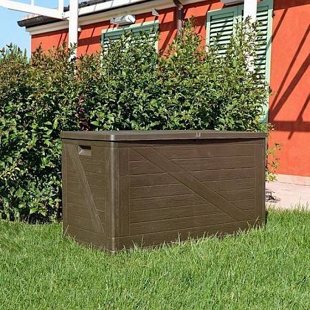 Сундук TOOMAX WOODLINE 420л, светло-серый Сундук TOOMAX WOODLINE 420л, светло-серый