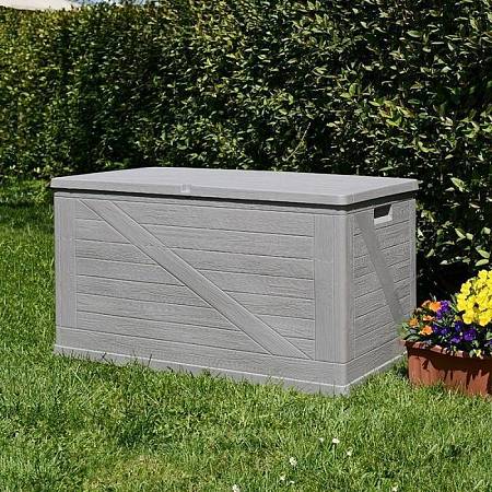 Сундук TOOMAX WOODLINE 420л, светло-серый Сундук TOOMAX WOODLINE 420л, светло-серый