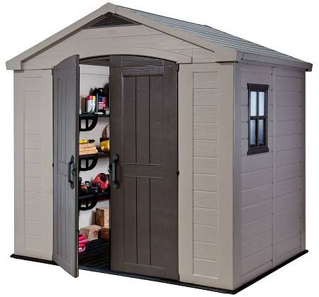 Сарай пластиковый FACTOR 8x6" Сарай пластиковый FACTOR 8x6"