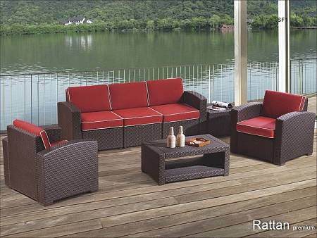Комплект мебели RATTAN Premium 5, венге Комплект мебели RATTAN Premium 5, венге